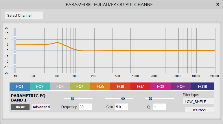 5R82 Sub MiniDSP Parametric 1