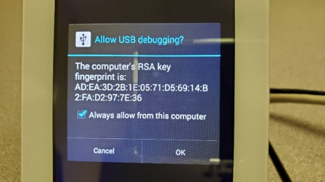 usb debugging