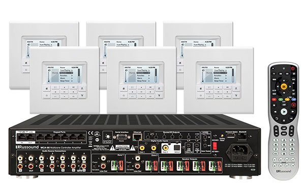 Russound ALTx-2D Controllo Volume Stereo Da Parete 126 Watt - Colore Bianco